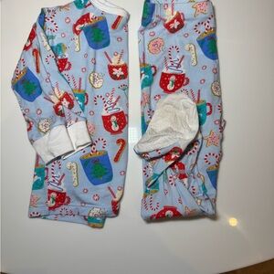 Magnetic Me Kids Pajamas - Blue with Holiday Print